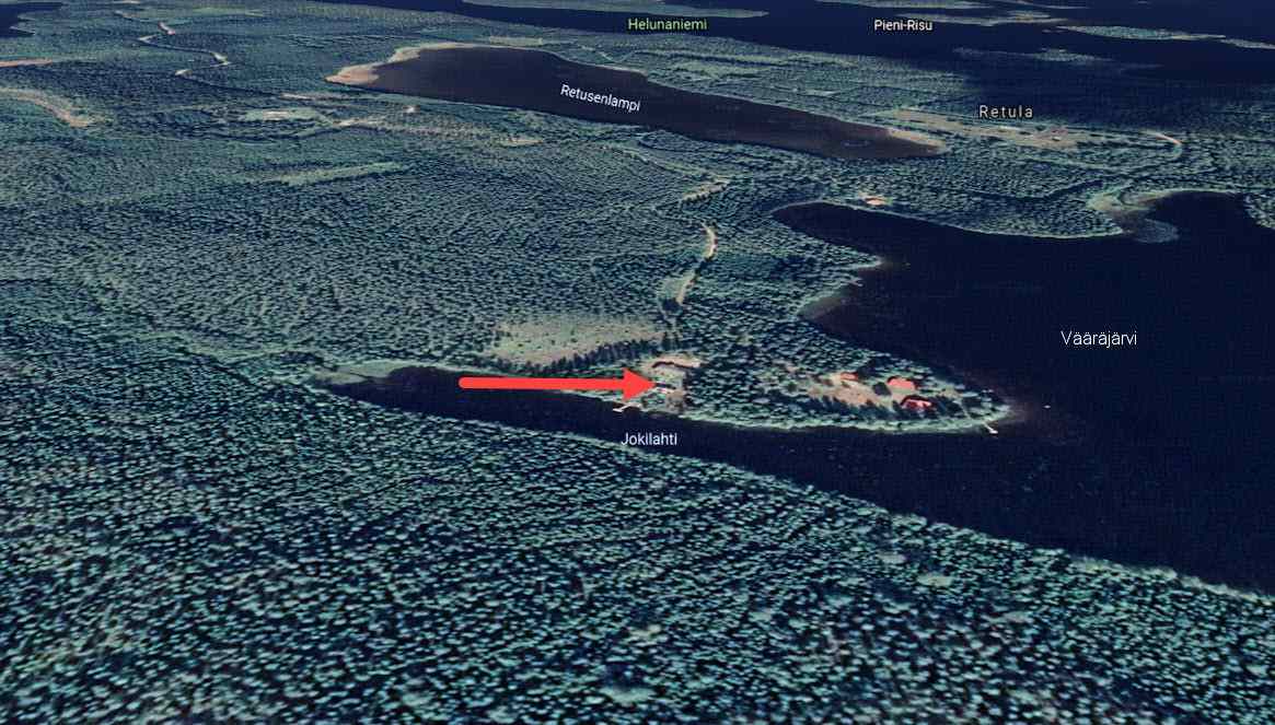 Savonranta metsäranta satelliet foto
